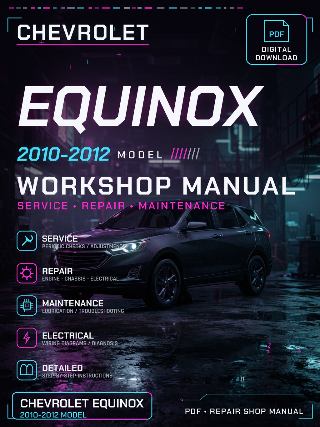 Chevrolet Equinox 2010 2011 2012 Workshop Repair Service Manual
