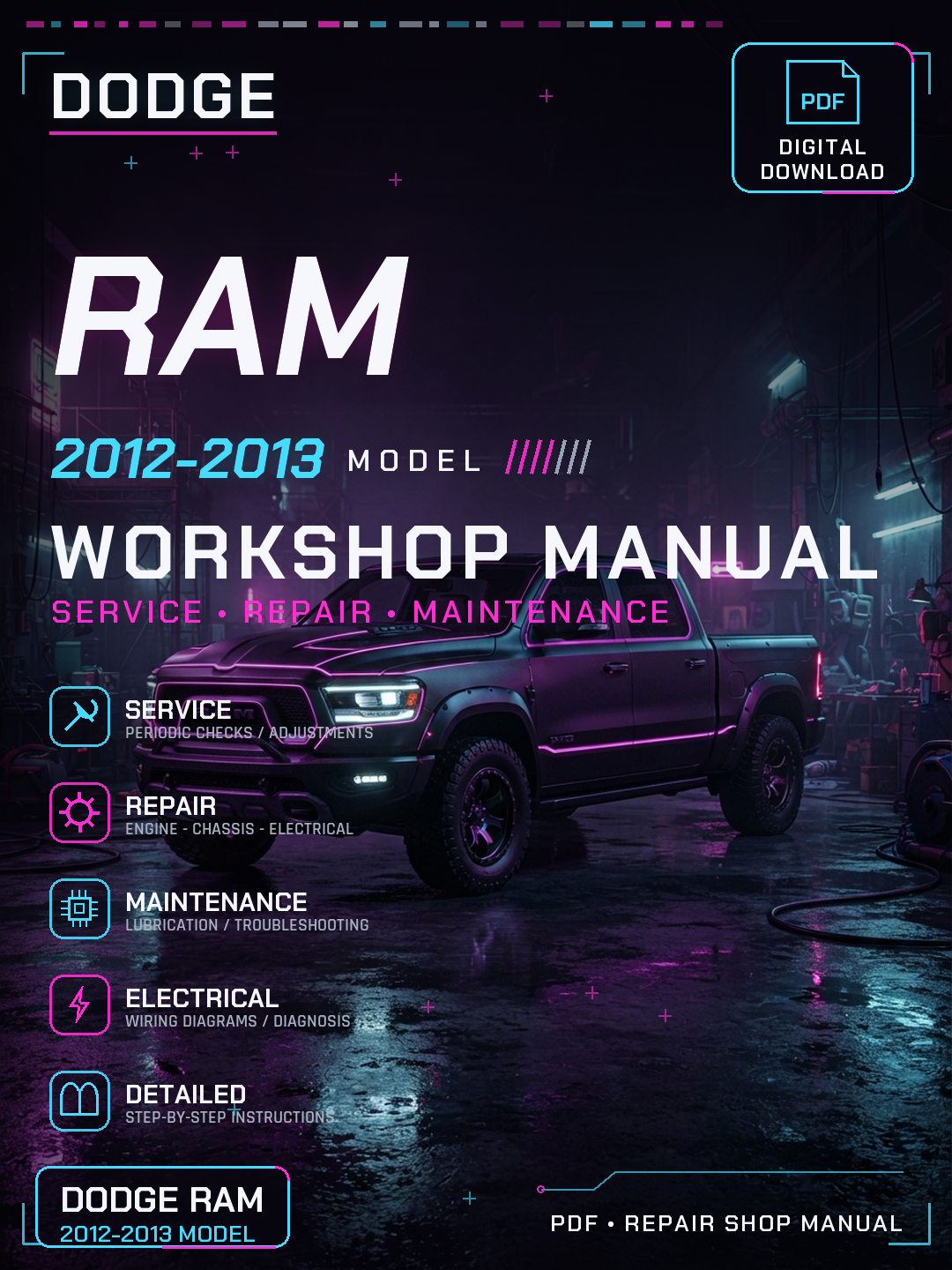 Dodge Ram 2012 2013 Workshop Repair Service Manual