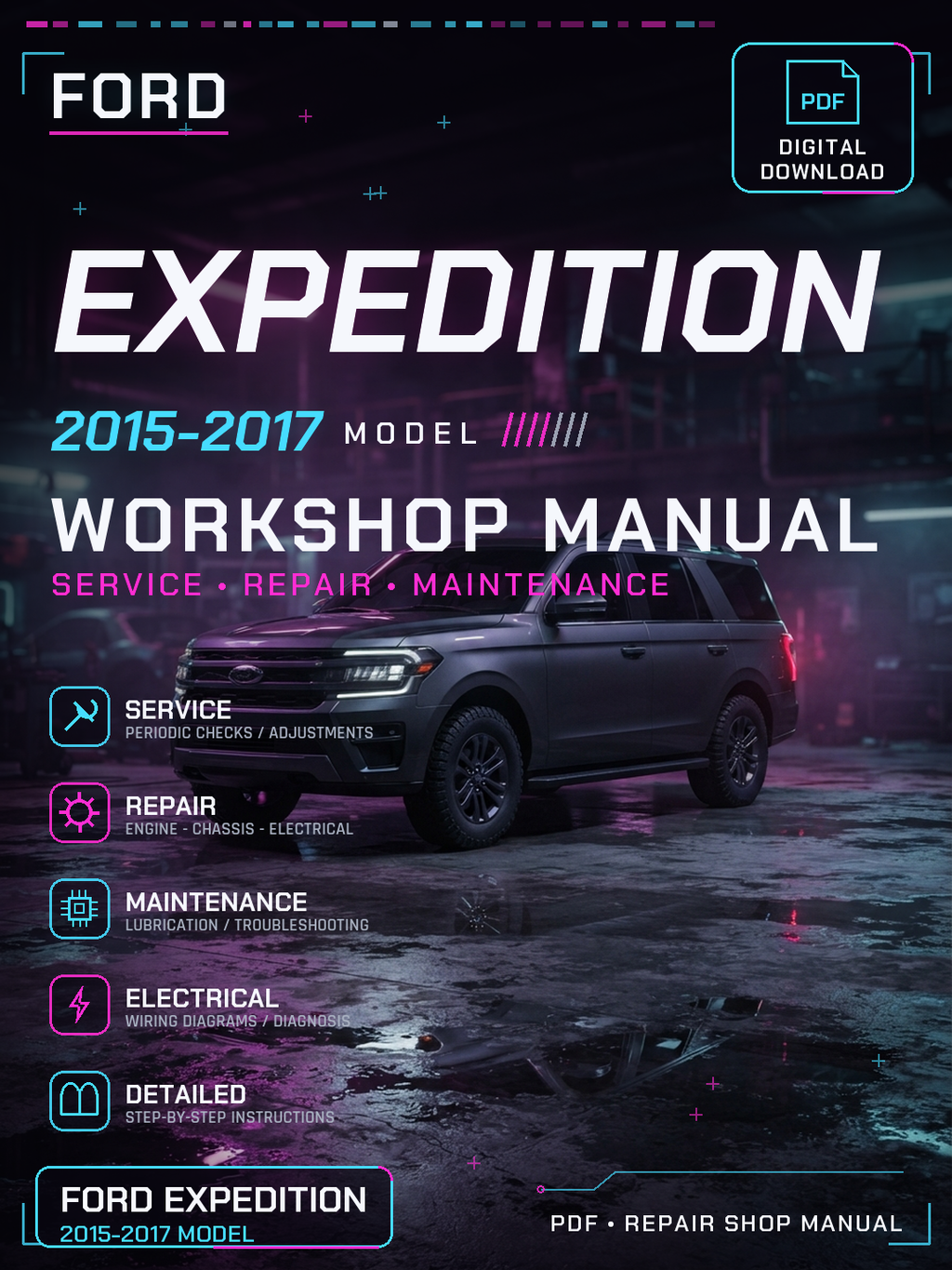Ford expedition 2015 2016 2017 Workshop Repair Service Manual