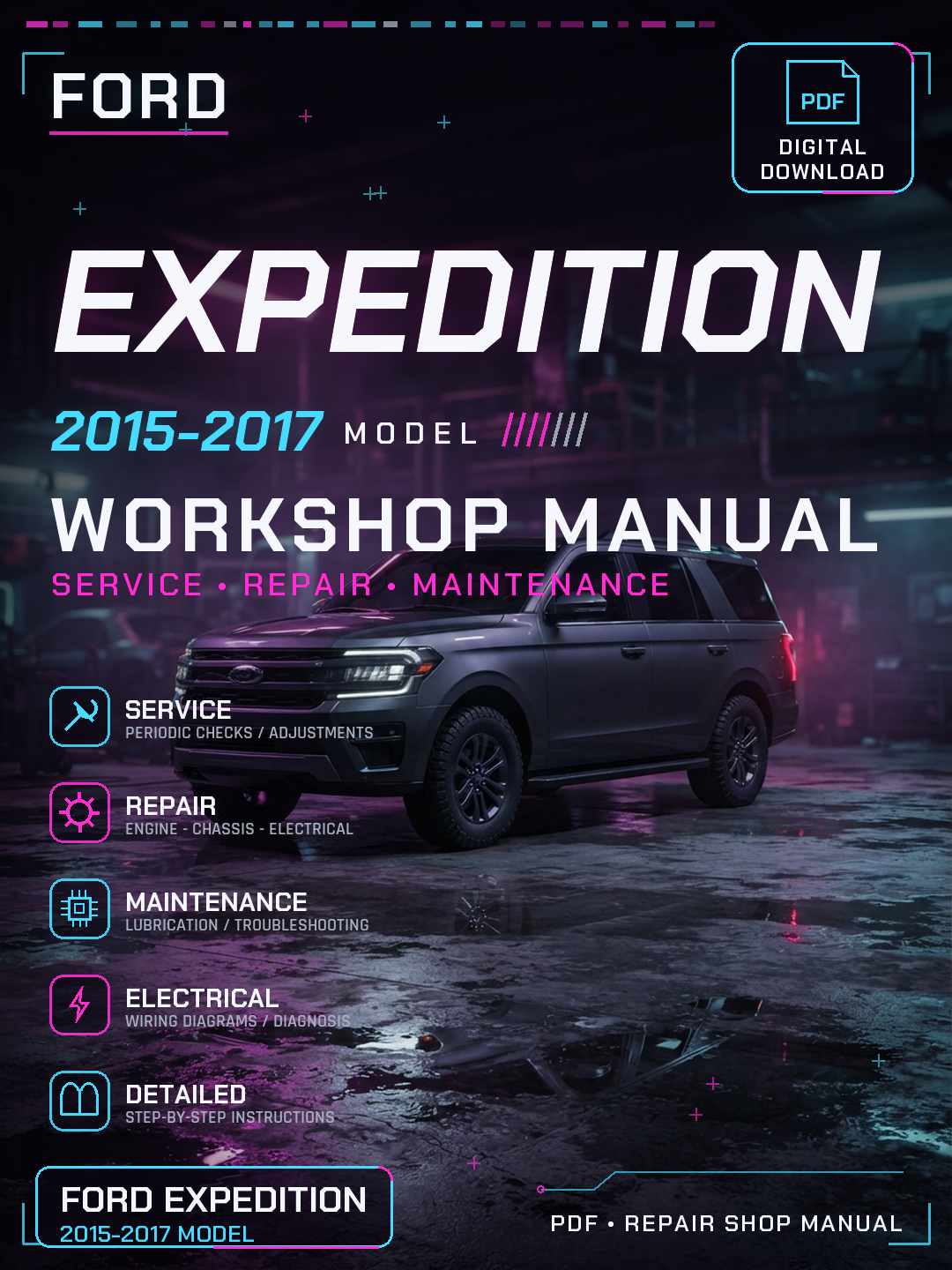 Ford expedition 2015 2016 2017 Workshop Repair Service Manual