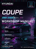 Hyundai coupe 2001 2002 2003 2004 2008 Workshop Repair Service Manual