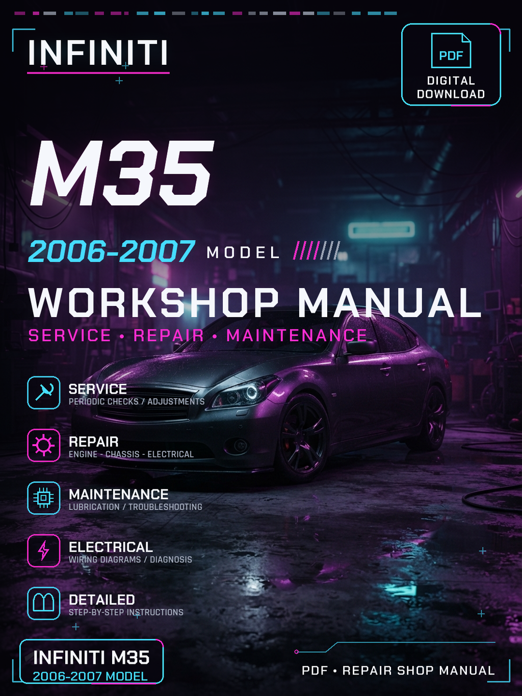 Infiniti M35 2006 2007 Workshop Repair Service Manual