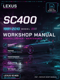 Lexus Sc400 1991 1992 1993 1994 2010 Workshop Repair Service Manual