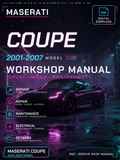 Maserati Coupe 2001 2002 2003 2004 2007 Workshop Repair Service Manual