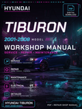 Hyundai Tiburon 2001 2002 2003 2004 2008 Workshop Repair Service Manual