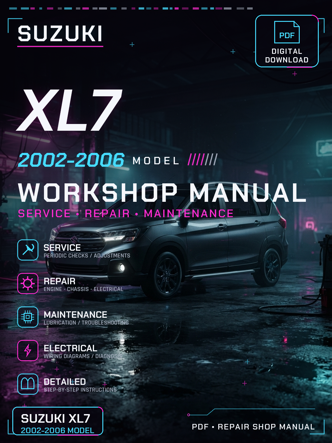 Suzuki XL7 2002 2003 2004 2005 2006 Workshop Repair Service Manual