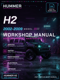 Hummer H2 2002 2003 2004 2005 2006 2009 Workshop Repair Service Manual