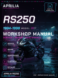 Aprilia RS250 1994 1995 1996 1997 1998 Workshop Repair Service Manual