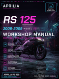 Aprilia RS 125 2006 2007 2008 2009 Workshop Repair Service Manual