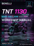 Benelli TNT 1130 2005 2006 2007 2016 Workshop Repair Service Manual