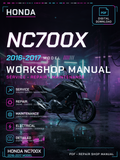 Honda NC700X 2016 2017 Workshop Repair Service Manual