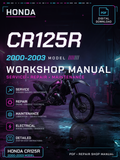 Honda CR125R 2000 2001 2002 2003 Workshop Repair Service Manual