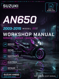 Suzuki AN650 2003 2004 2005 2006 2015 Workshop Repair Service Manual