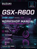 Suzuki GSX-R600 2006 2007 Workshop Repair Service Manual