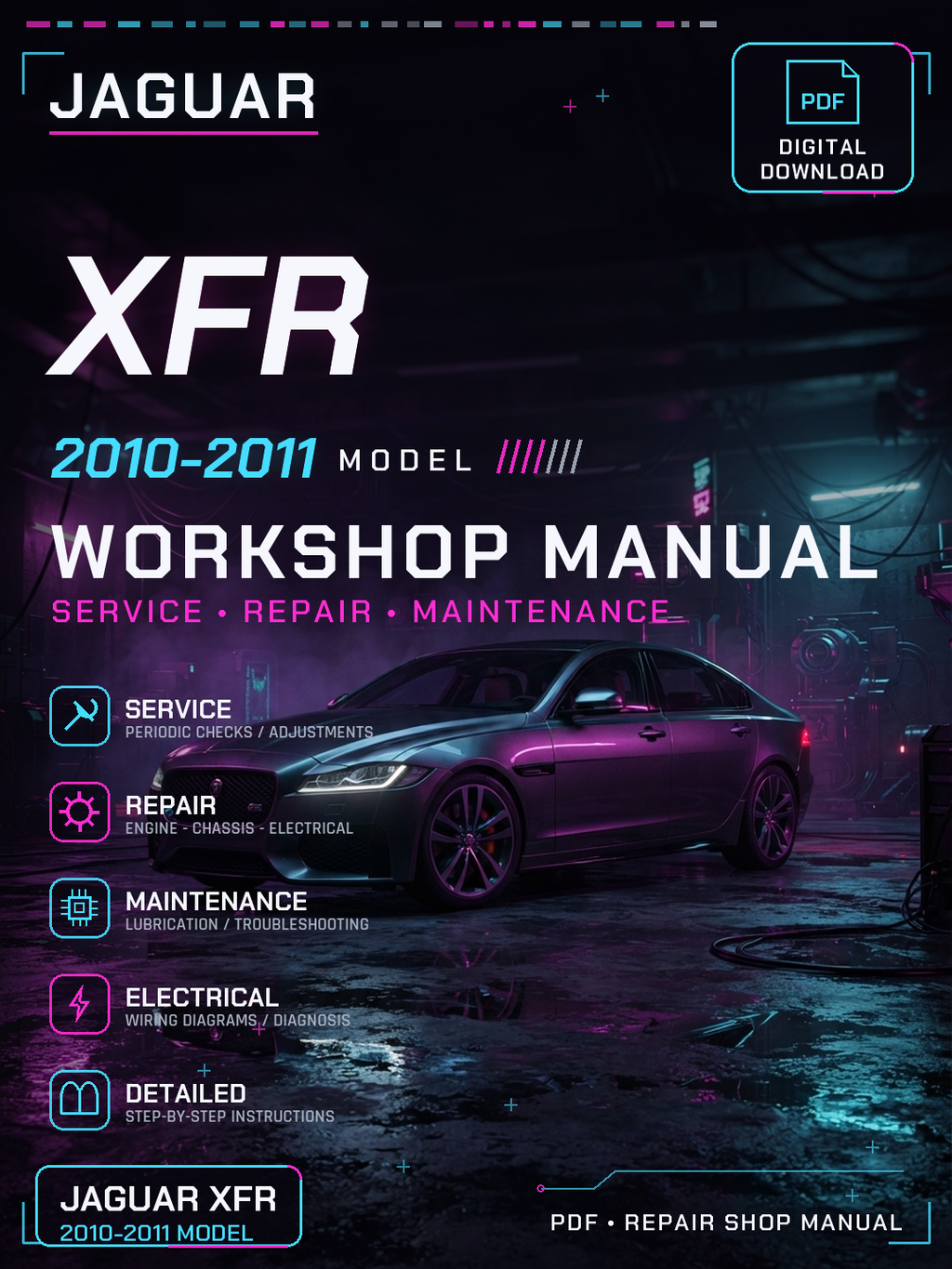 Jaguar XFR 2010 2011 Workshop Repair Service Manual