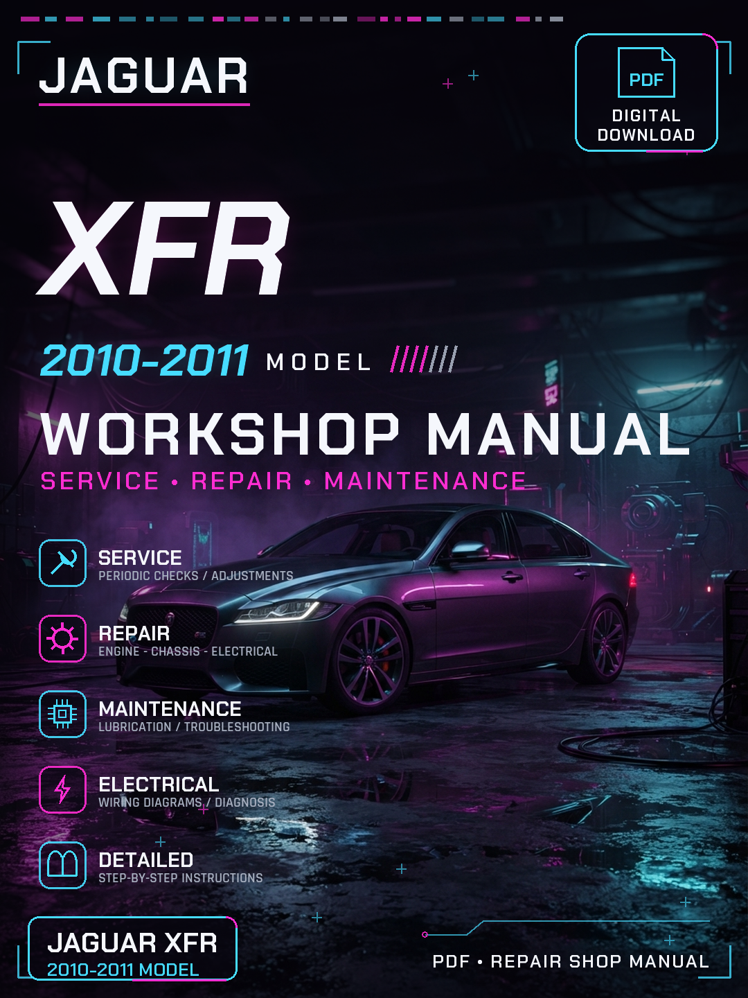 Jaguar XFR 2010 2011 Workshop Repair Service Manual