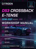 Citroen DS3 Crossback E-Tense 2018 2021 Workshop Repair Service Manual