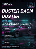 Renault Duster (Dacia Duster) 2010 2017 Workshop Repair Service Manual