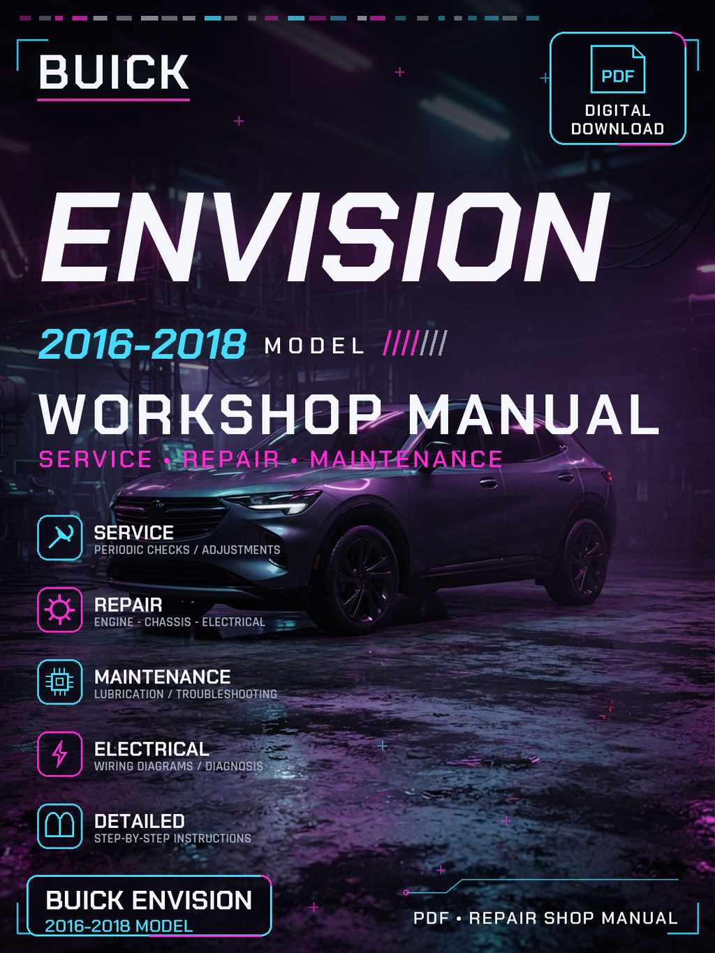 Buick Envision 2016 2017 2018 Workshop Repair Service Manual
