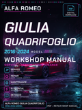 Alfa Romeo Giulia Quadrifoglio 2016 2024 Workshop Repair Service Manual