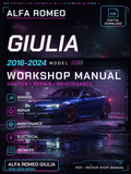 Alfa Romeo Giulia 2016 2017 2018 2024 Workshop Repair Service Manual