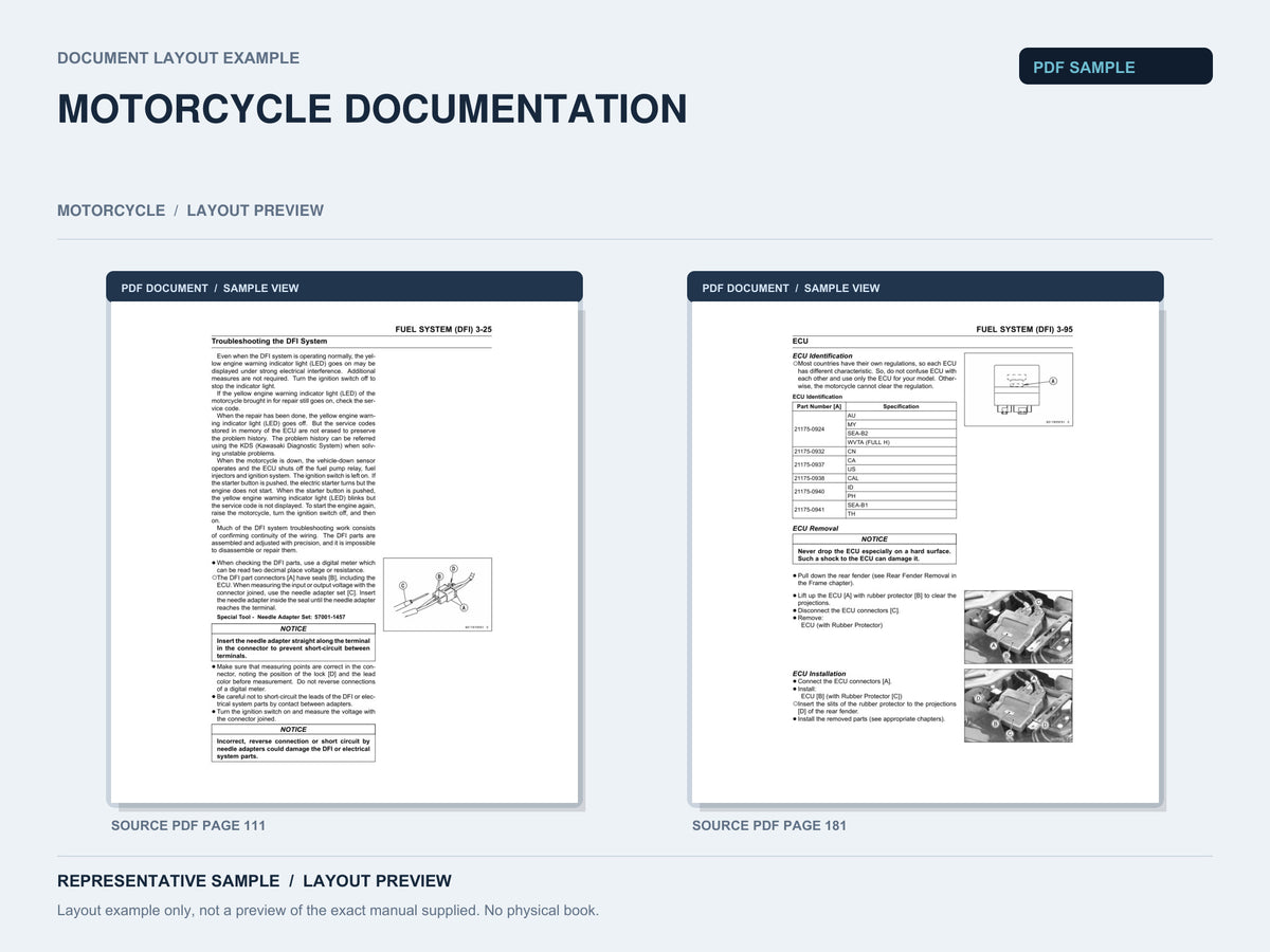 Representative document layout example; not the exact manual supplied.