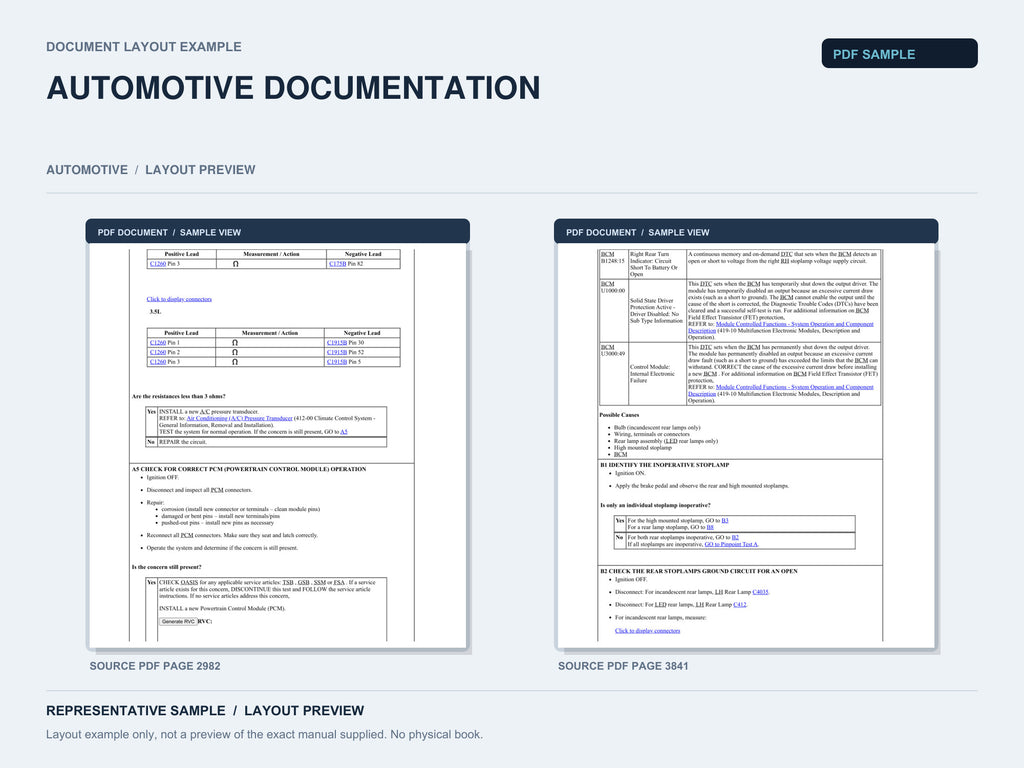 Representative document layout example; not the exact manual supplied.