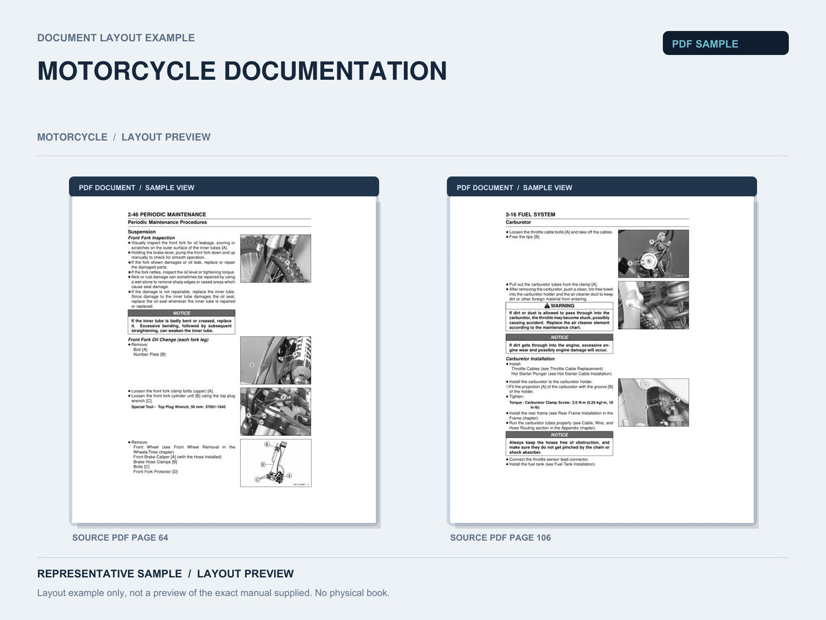 Representative document layout example; not the exact manual supplied.