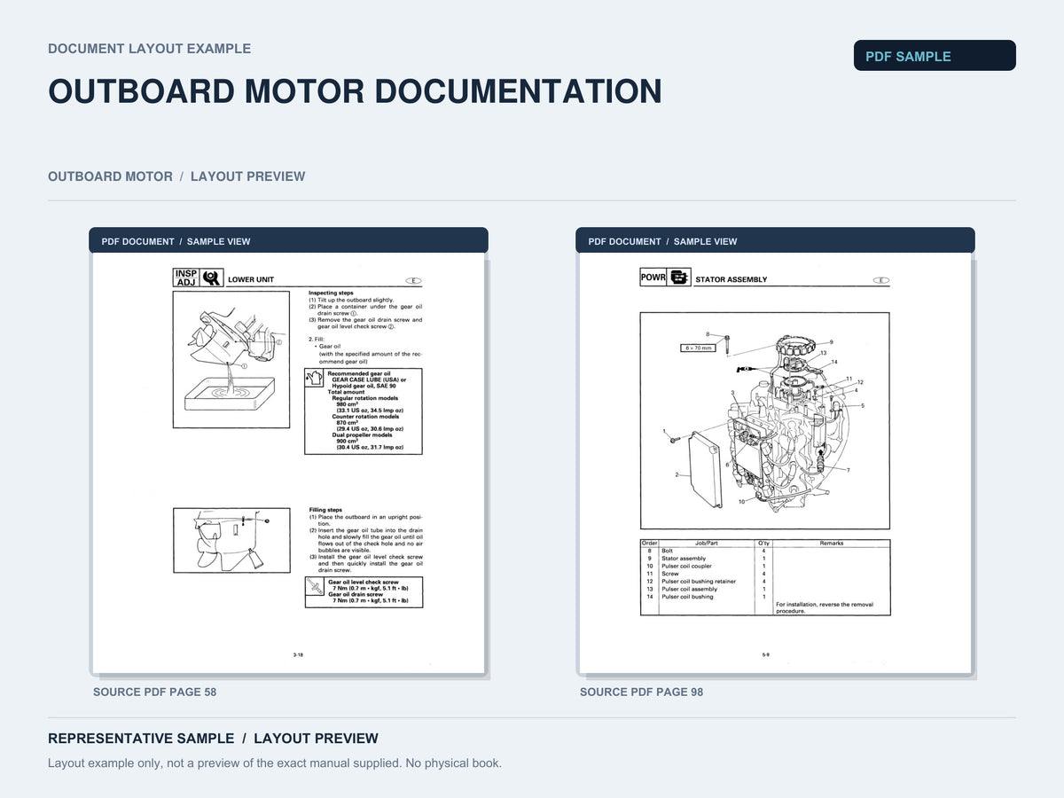 Representative document layout example; not the exact manual supplied.