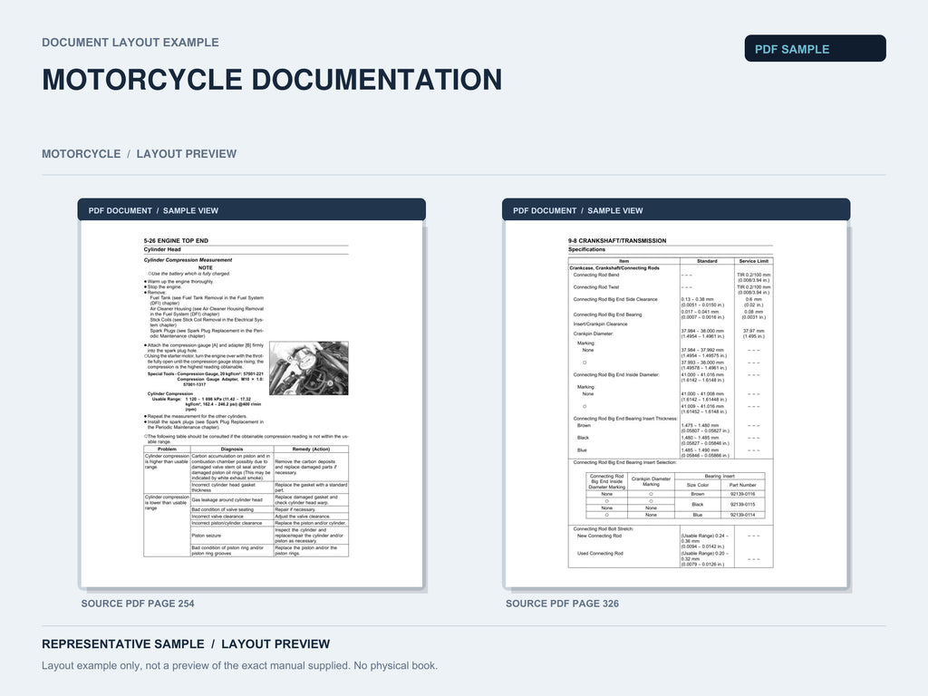 Representative document layout example; not the exact manual supplied.