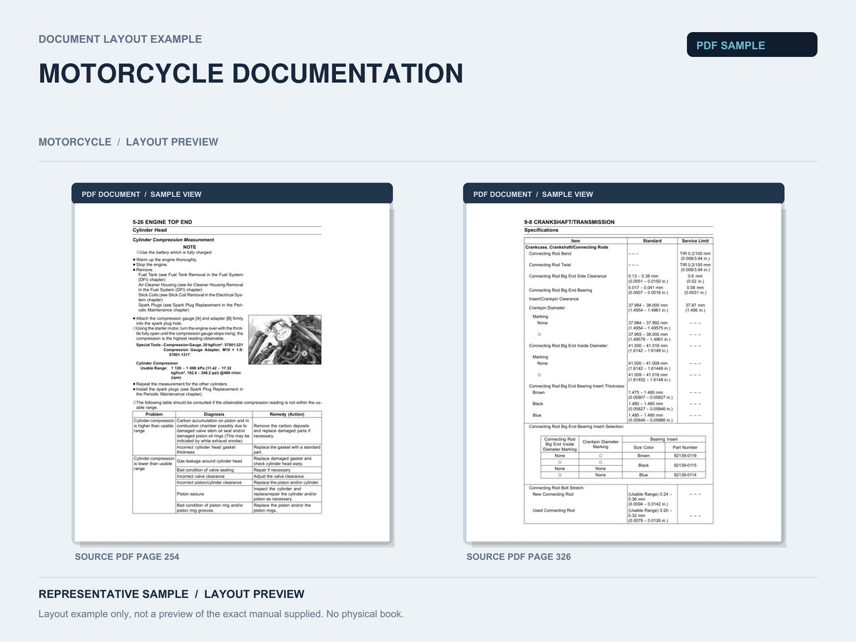 Representative document layout example; not the exact manual supplied.