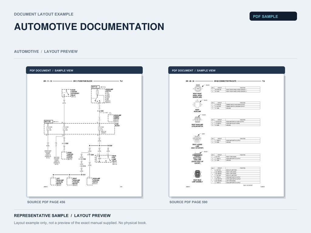 Representative document layout example; not the exact manual supplied.