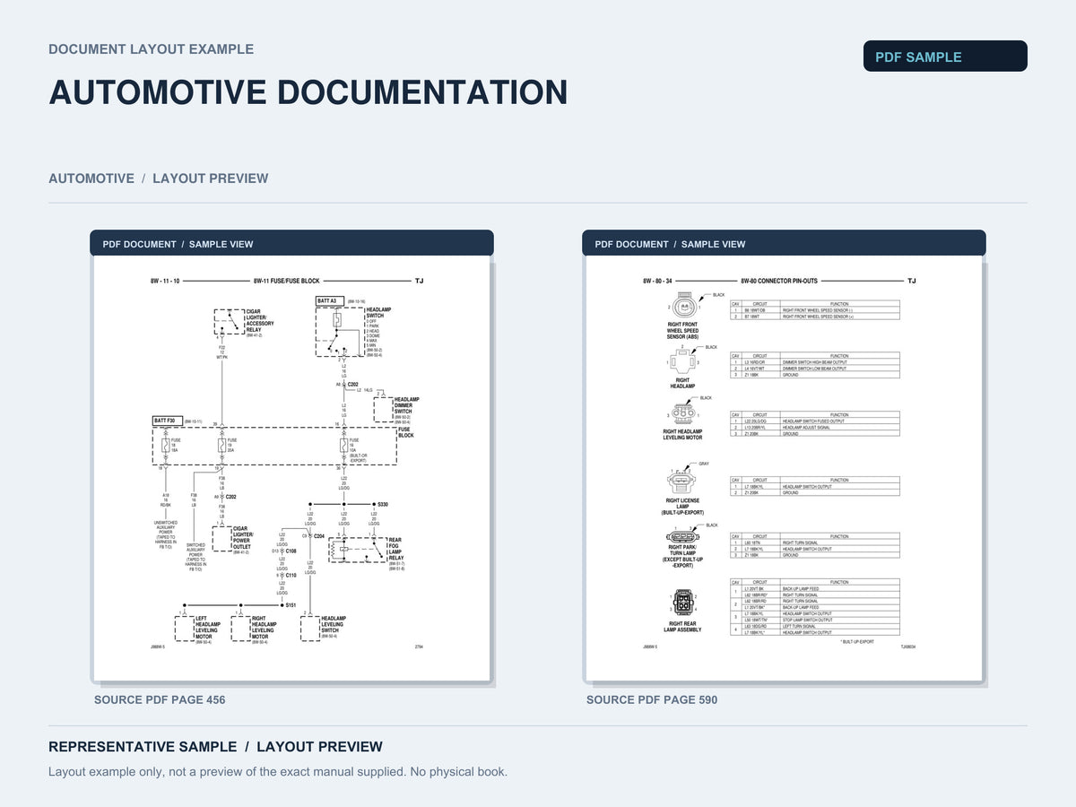 Representative document layout example; not the exact manual supplied.