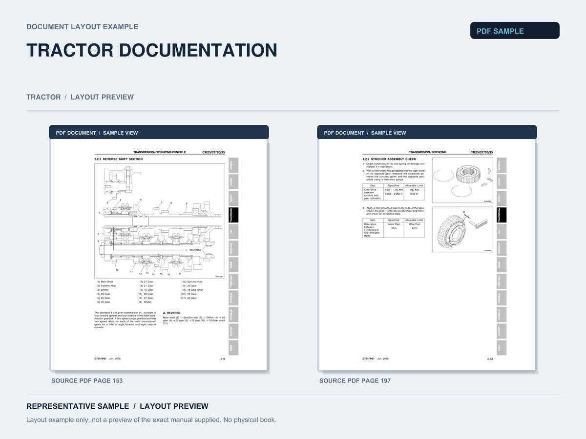 Representative document layout example; not the exact manual supplied.