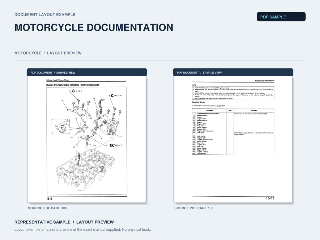 Representative document layout example; not the exact manual supplied.