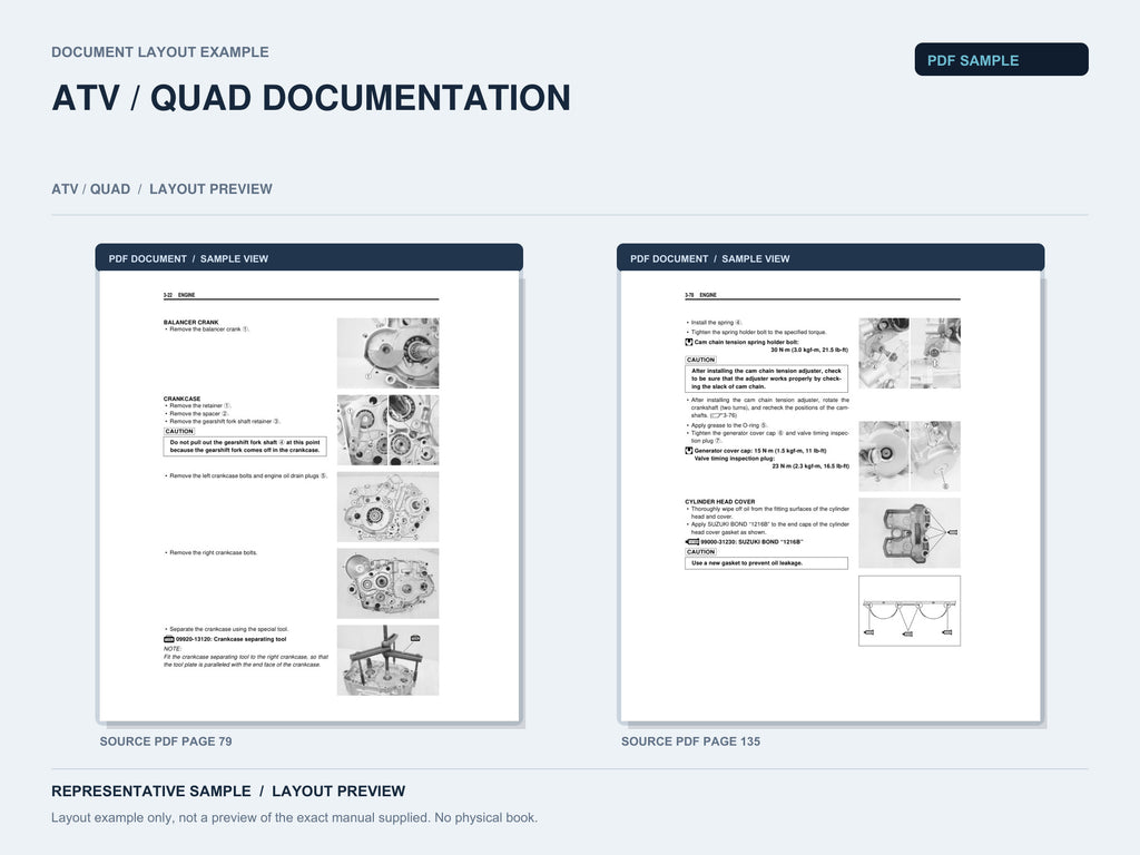 Representative document layout example; not the exact manual supplied.