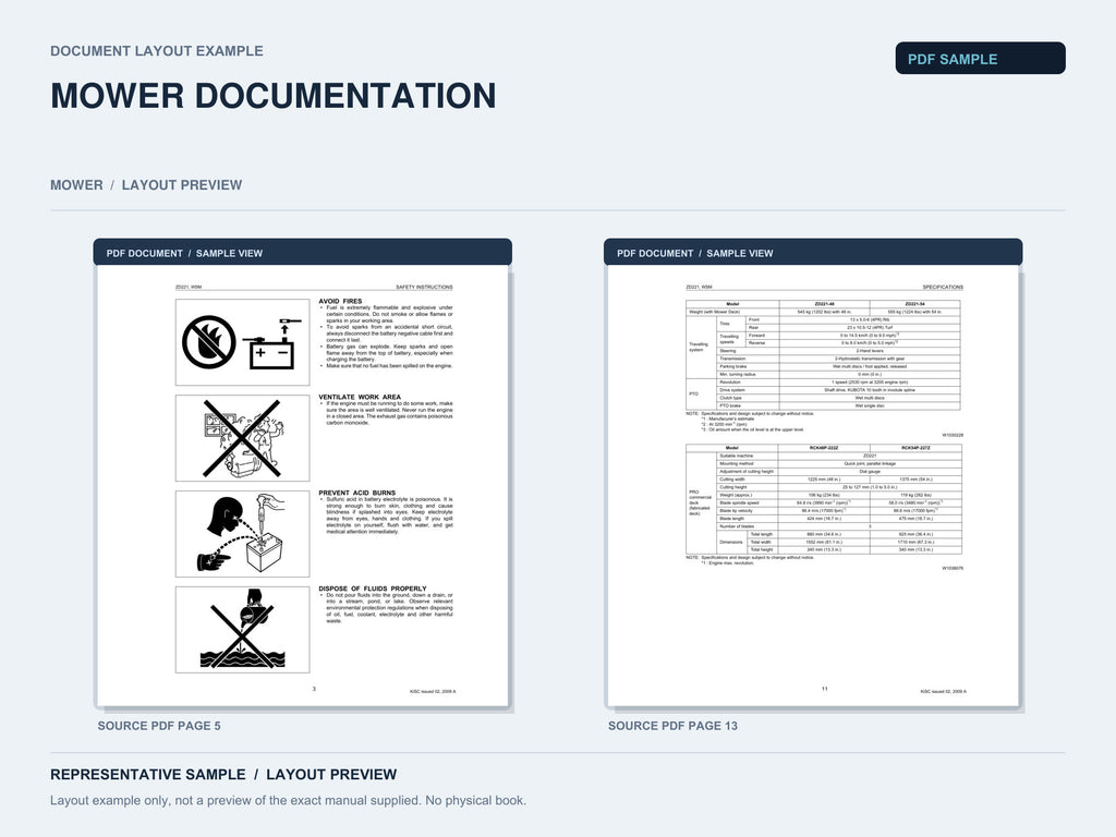 Representative document layout example; not the exact manual supplied.