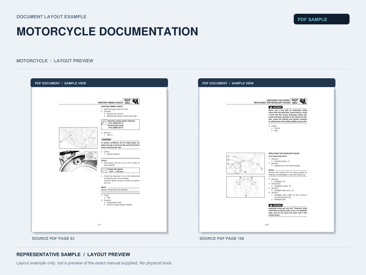 Representative document layout example; not the exact manual supplied.