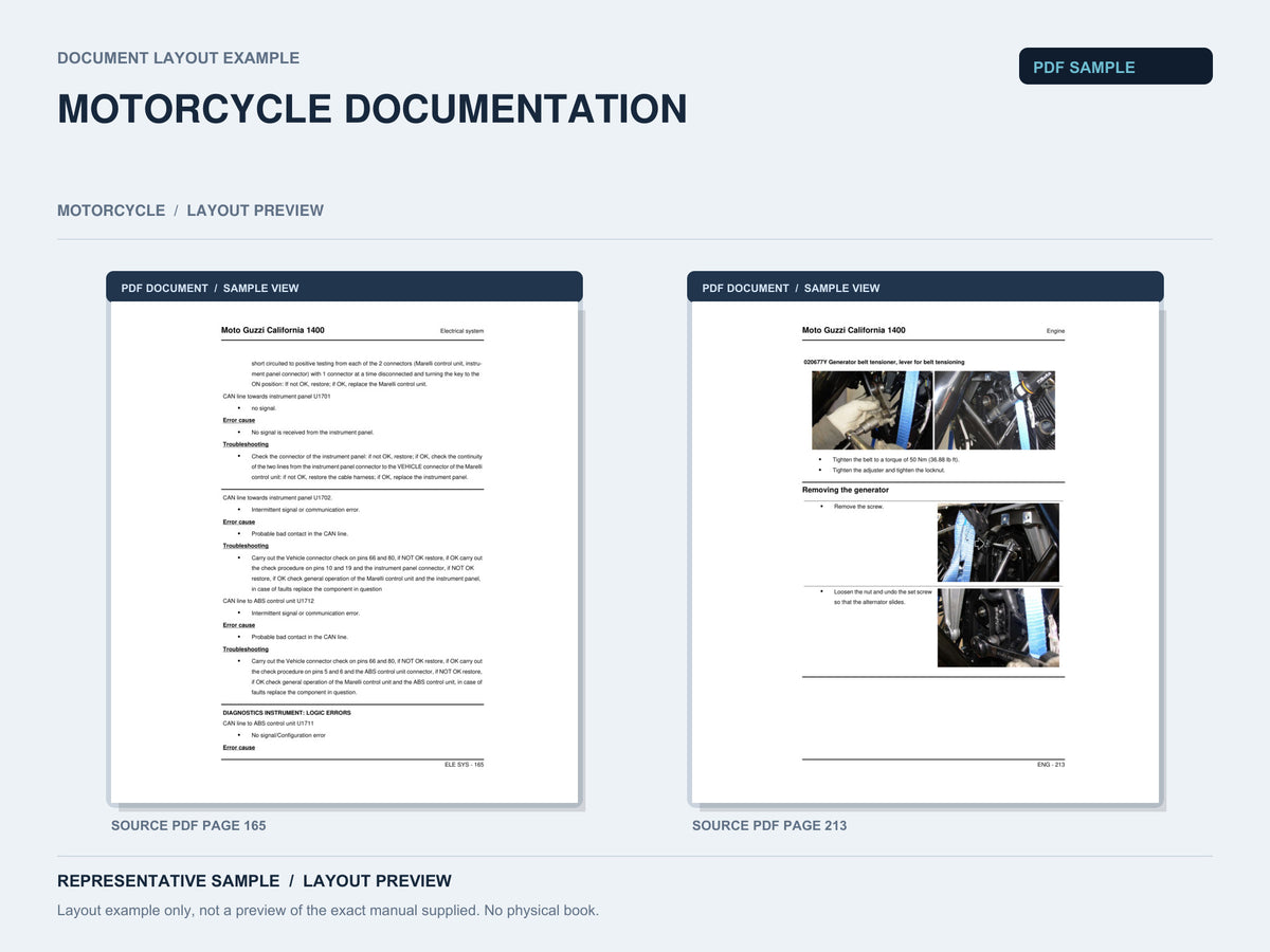Representative document layout example; not the exact manual supplied.
