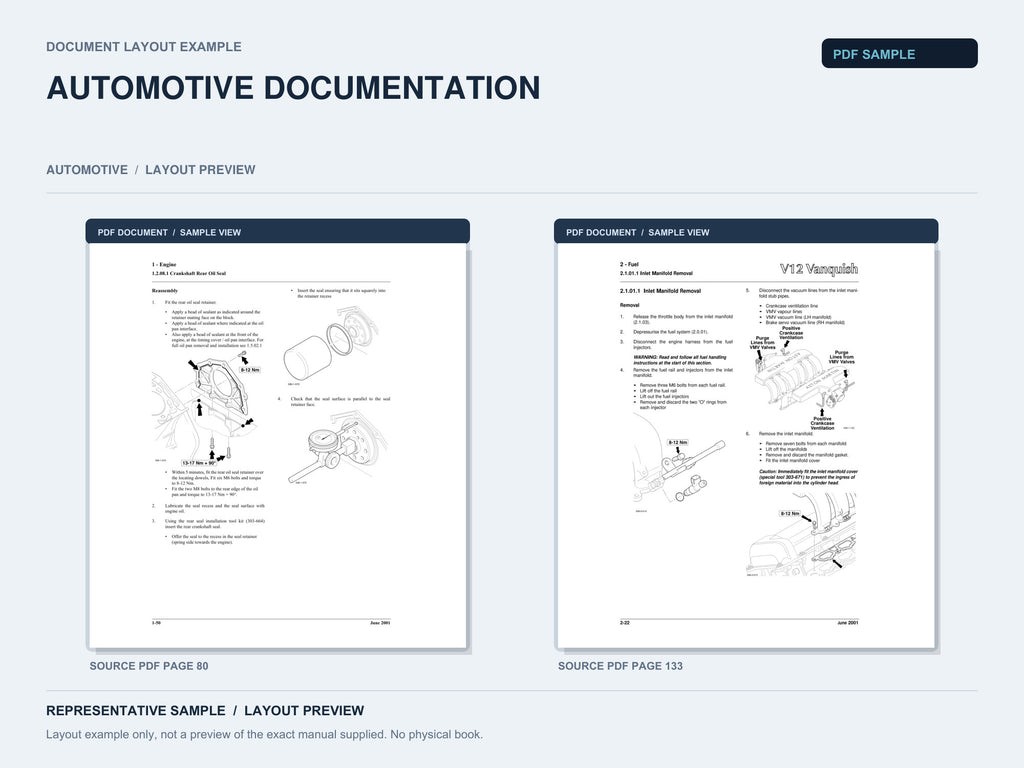 Representative document layout example; not the exact manual supplied.