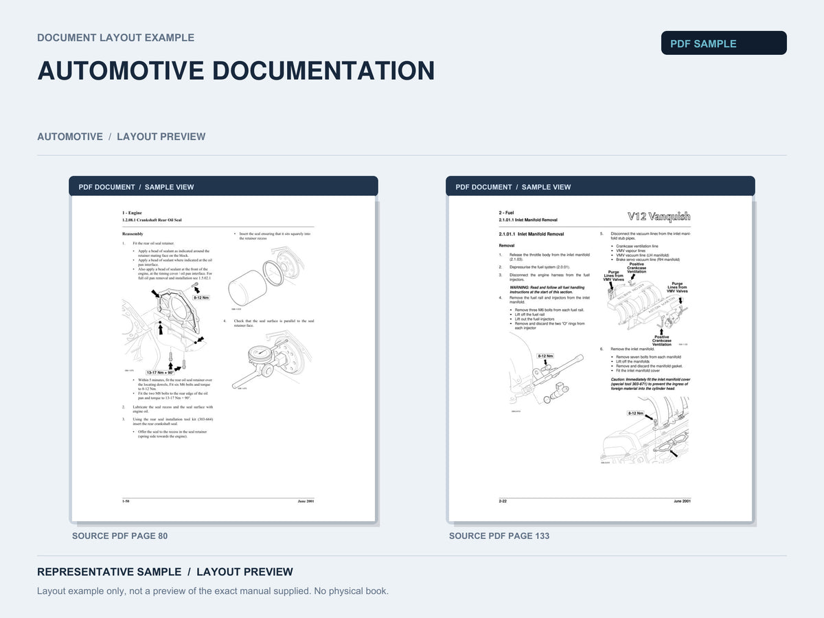 Representative document layout example; not the exact manual supplied.