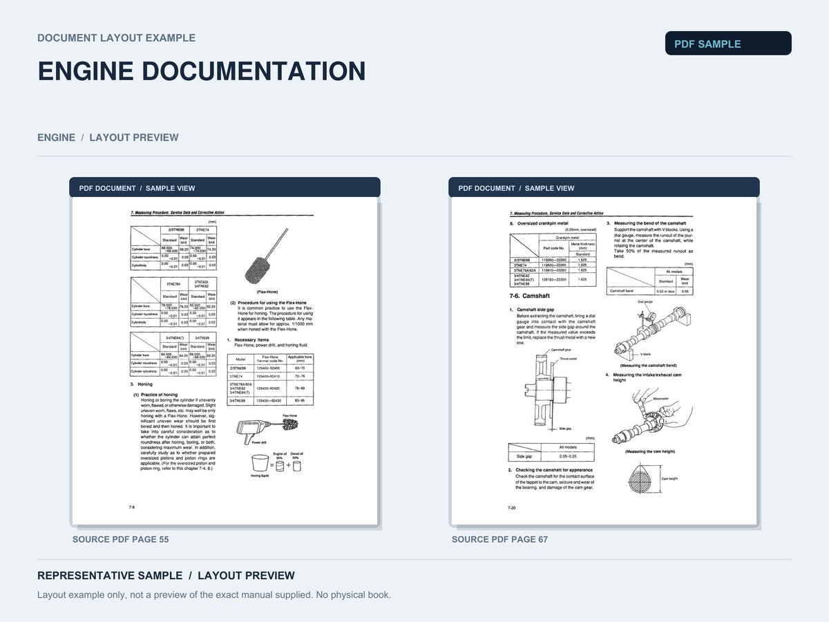 Representative document layout example; not the exact manual supplied.