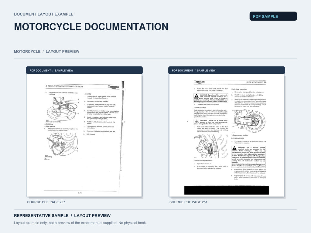 Representative document layout example; not the exact manual supplied.