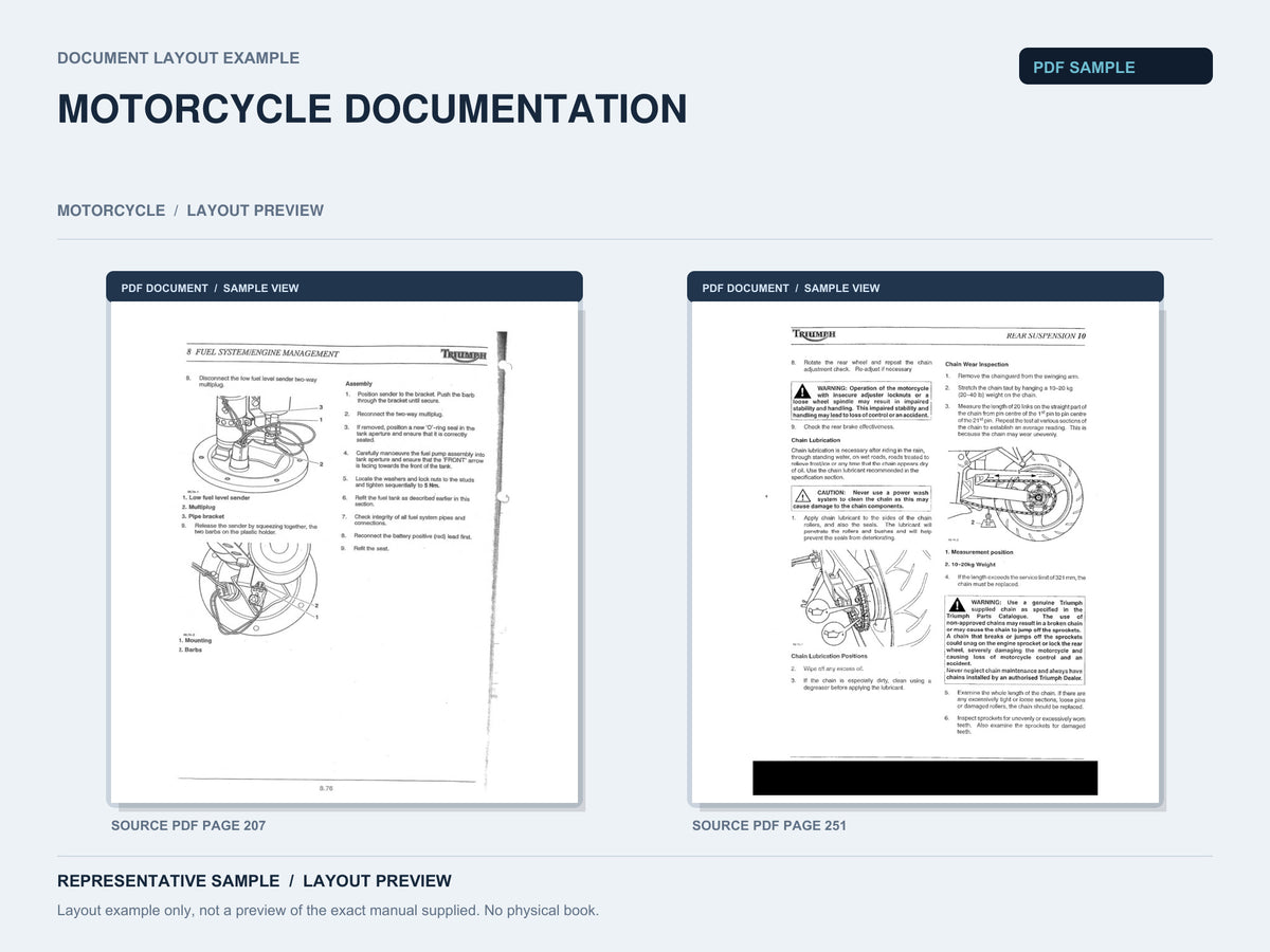 Representative document layout example; not the exact manual supplied.