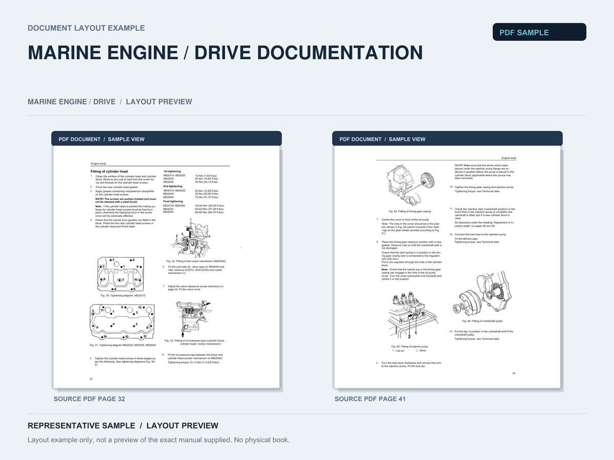 Representative document layout example; not the exact manual supplied.