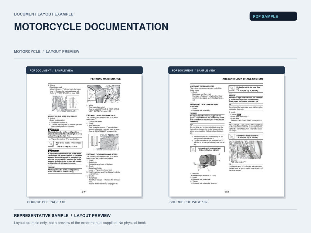 Representative document layout example; not the exact manual supplied.