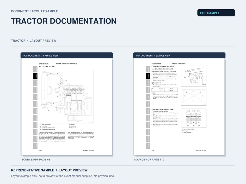 Representative document layout example; not the exact manual supplied.