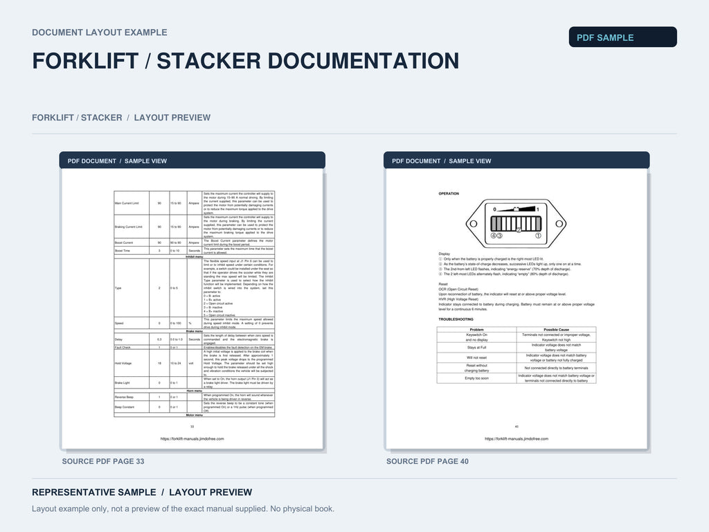Representative document layout example; not the exact manual supplied.