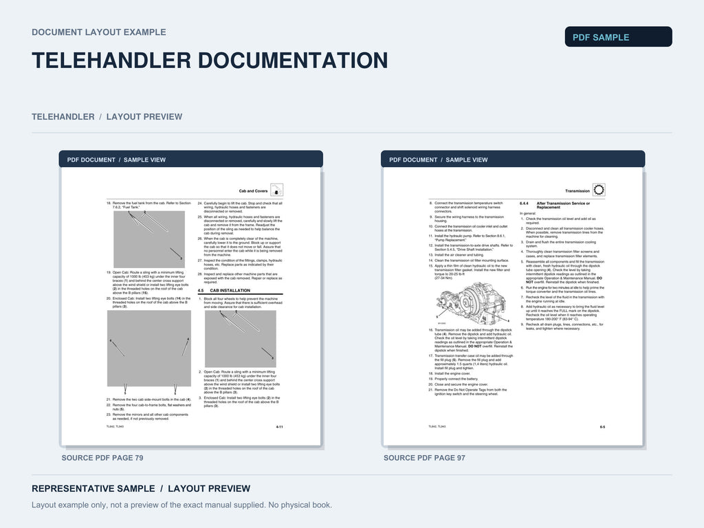 Representative document layout example; not the exact manual supplied.