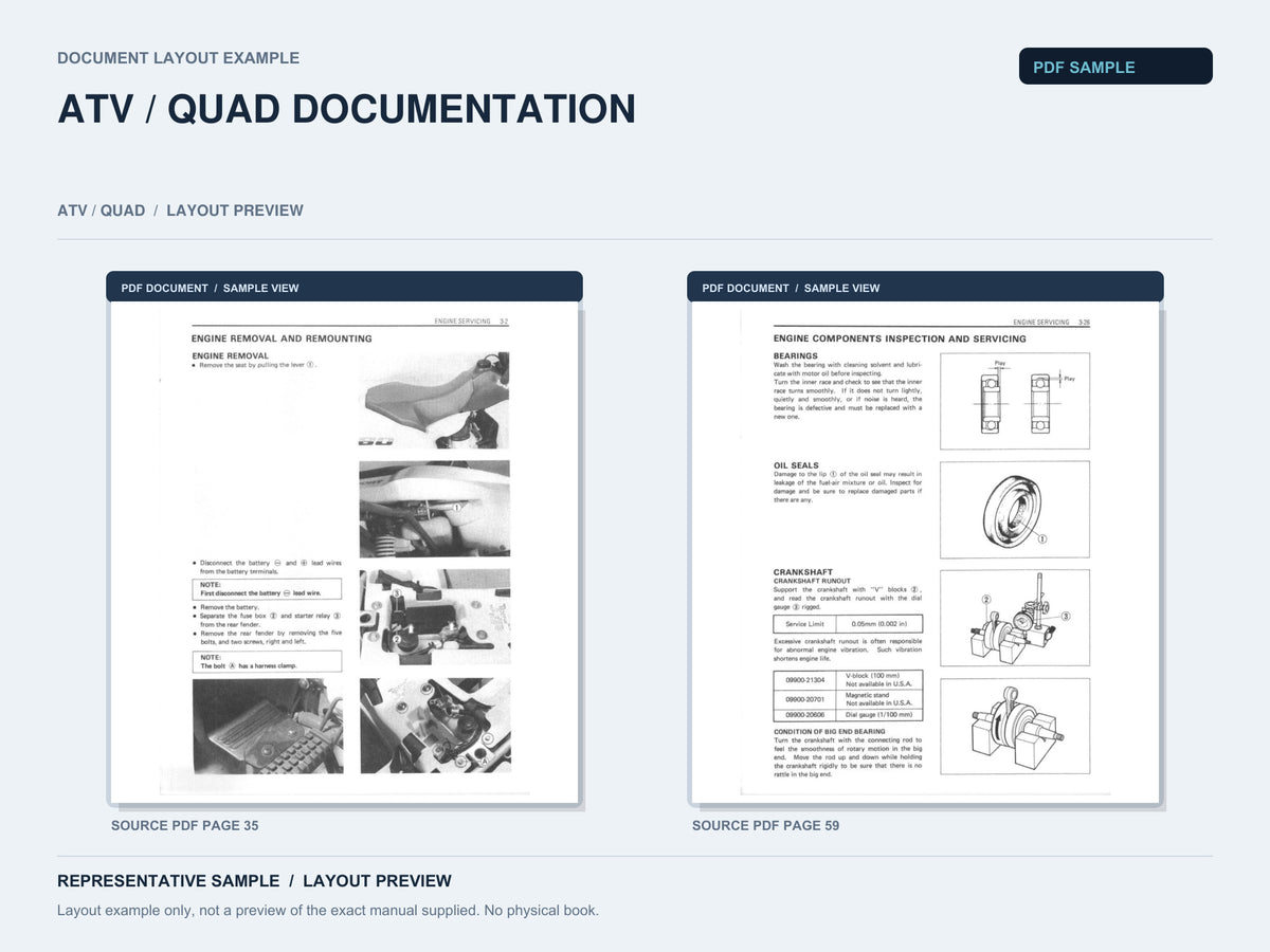 Representative document layout example; not the exact manual supplied.